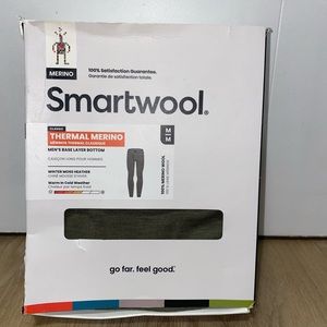 Smartwool Men's Classic Thermal Merino 250 Base Layer Bottom Winter Moss Heather